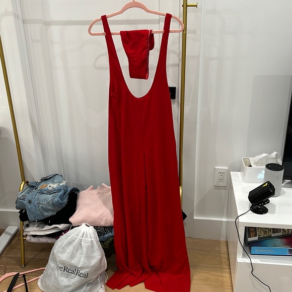 House of Harlow 1960 Pants - House of Harlow red jumpsuit two piece set
